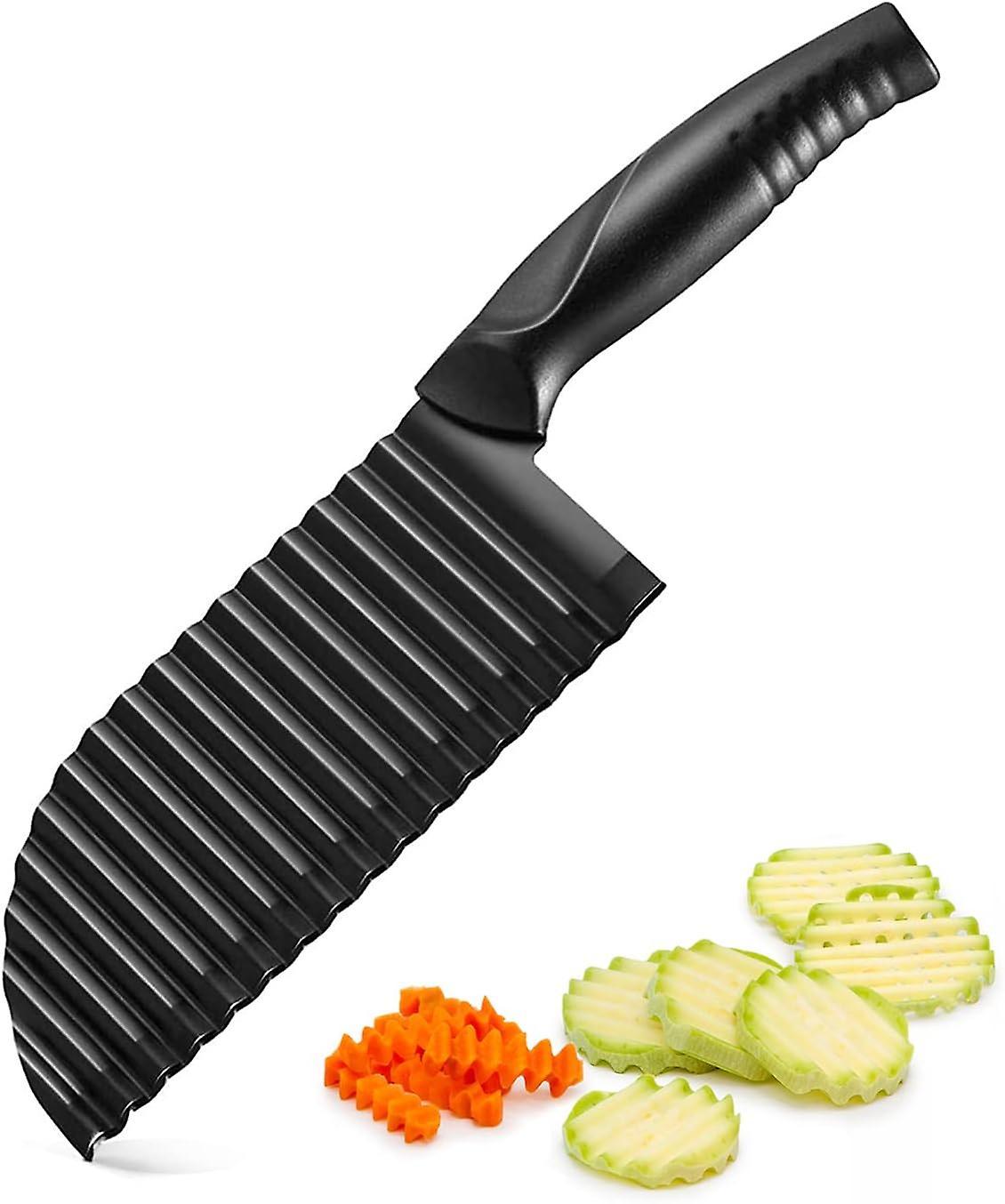 Stainless Steel Wave French Fries Cutter & Potato Slicer