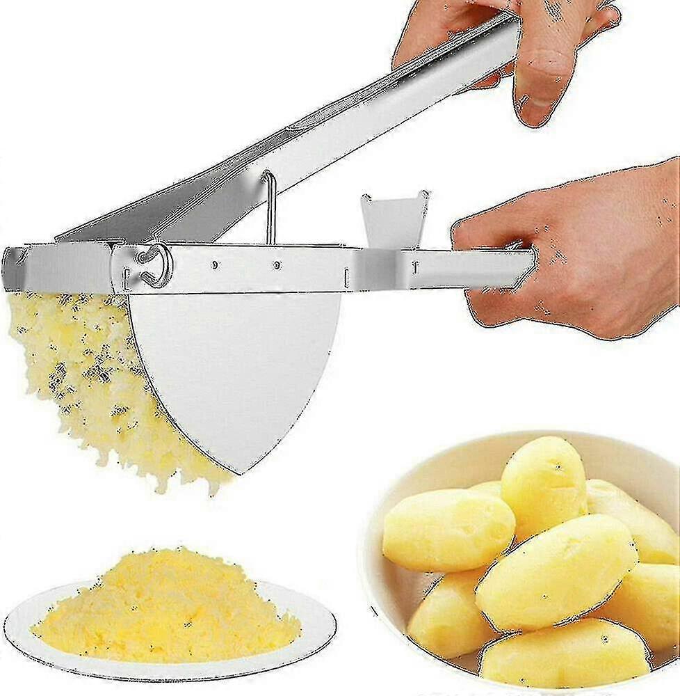 Stainless Steel Potato Masher & Press - Professional Kitchen Tool