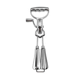 Handheld Double-Head Rotary Whisk - Stainless Steel Hand Whip