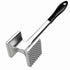 Large Meat Tenderizer - Stainless Steel Mallet for Beef & Chicken