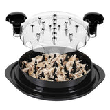 Chicken Shredder Tool - Non-Slip Base & Handles for Easy Shredding