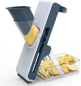secure Mandoline Slicer - Adjustable Potato & Vegetable Chopper