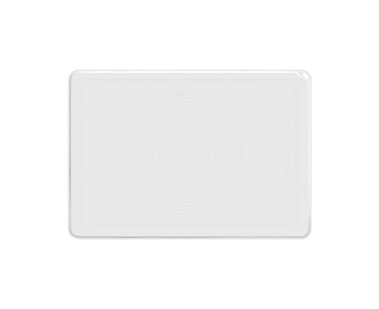 Pastry Mat Non-stick Silica Gel Dough Rolling Mat-White S