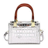 Women's Retro PU Leather Messenger Bag Fashion Tote Bag