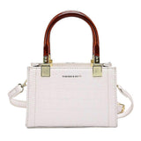 Women's Retro PU Leather Messenger Bag Fashion Tote Bag
