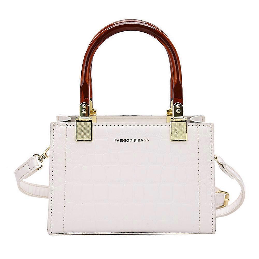 Women's Retro PU Leather Messenger Bag Fashion Tote Bag