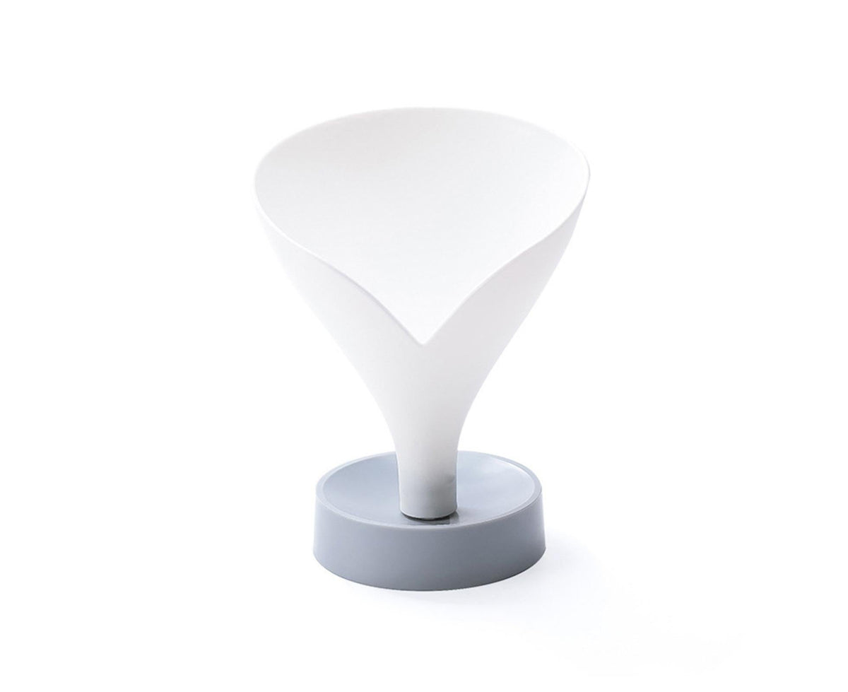 Storage Rack Creative Multifunctional Plastic Funnel Drain Chopstick Cage for Kitchen-White