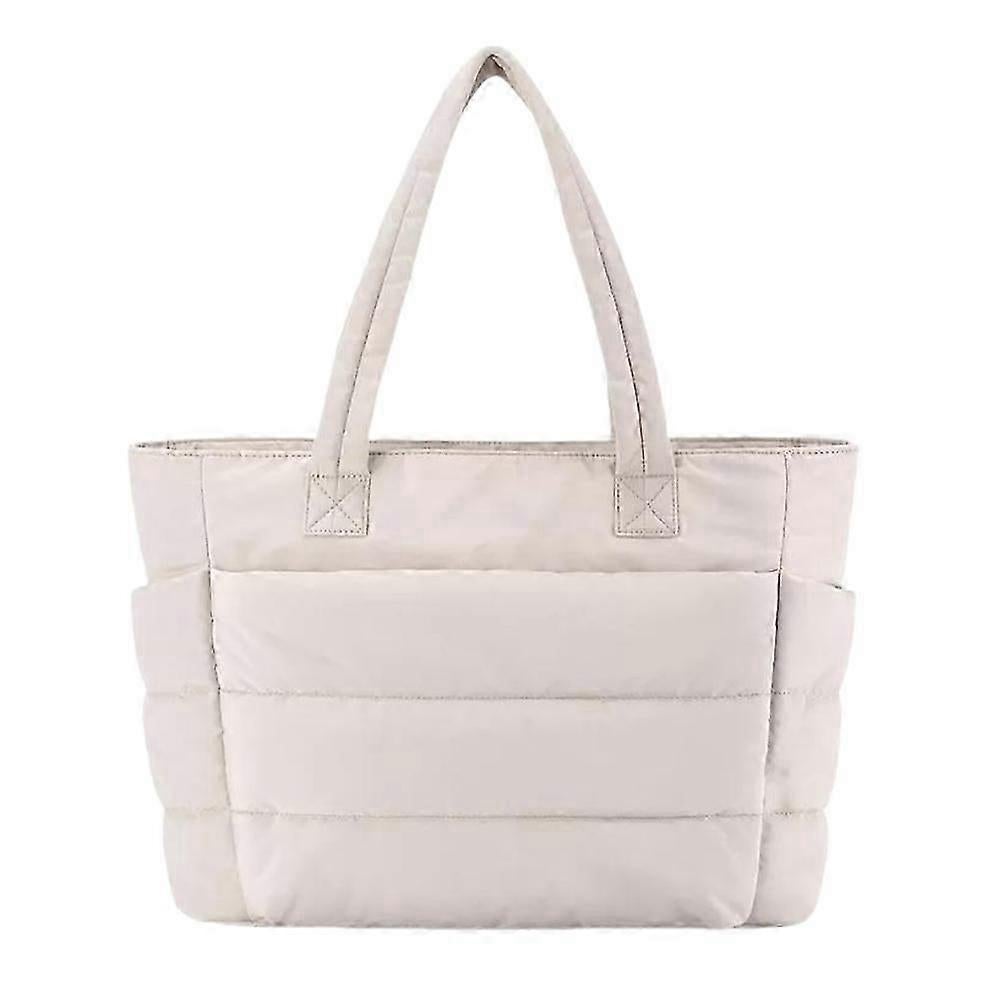 Lightweight Puffy Tote Bag for Women with Compartments Shoulder Bag