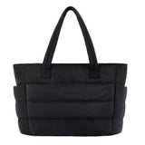Lightweight Puffy Tote Bag for Women with Compartments Shoulder Bag