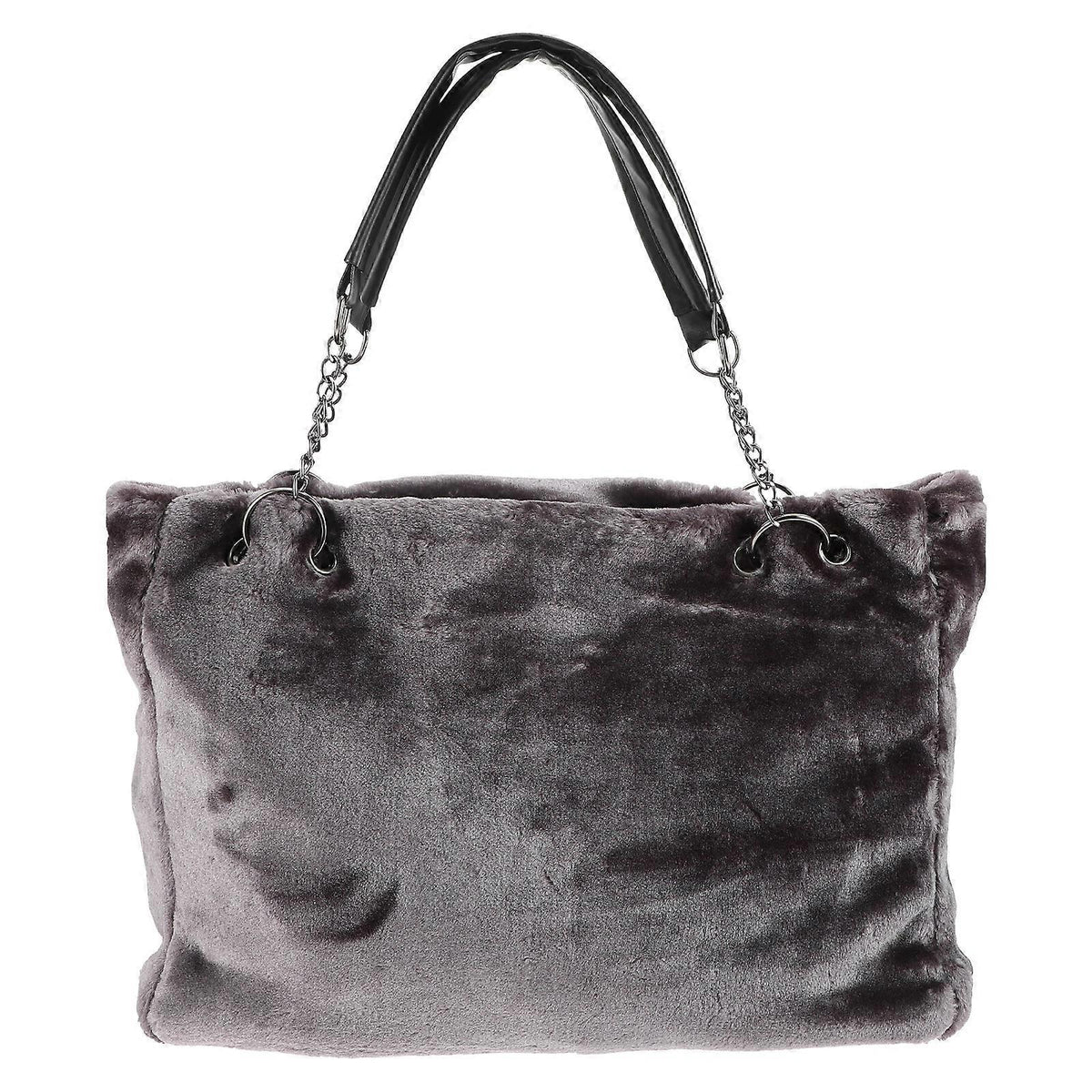 Women's Fuzzy Tote Bag Fluffy Plush Handbag Tote Purses
