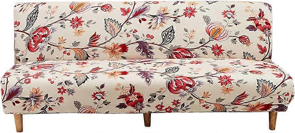 3 Seater Stretch Armless Sofa Cover Folding Sofa Bed Cover 190-210cm