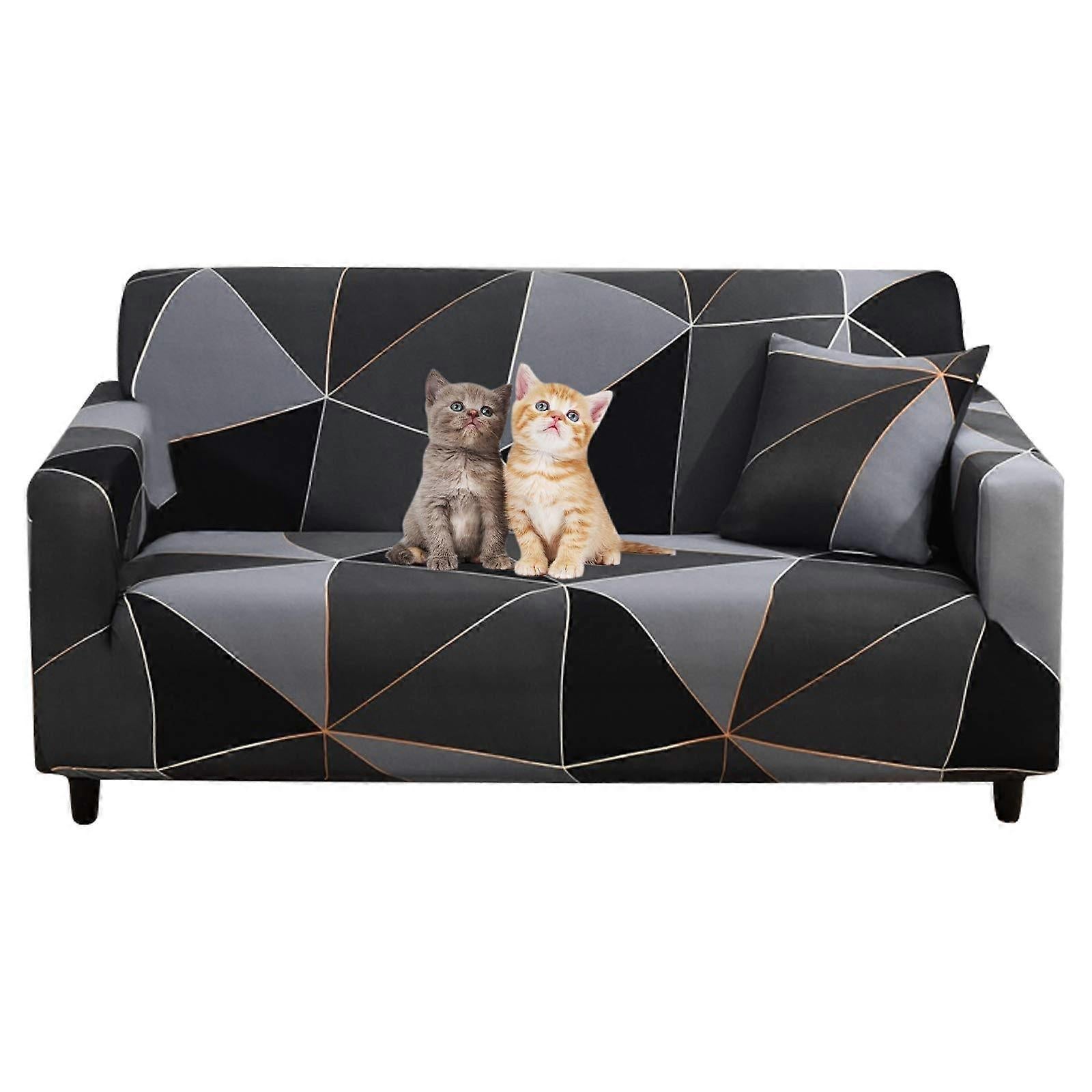 3 Seater Elastic Sofa Cover Stretch Couch Slipcover 190-230cm