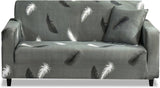 2 Seater Jacquard Elastic Sofa Cover Anti-Slip Stretch Slipcover