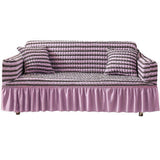 2 Seater High Elasticity Washable Sofa Cover Easy to Install Furniture Protector