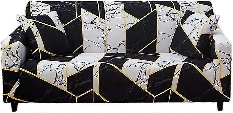 2 Seater Elastic Sofa Cover with Armrests Armchair Furniture Protector Universal Fit