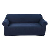 2 Seater Sofa Cushion Cover Sofa Towel Cloth Sofa Slipcover - Dark Blue