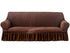 Stretch Sofa Cover for 3 Seats - Coffee Slipcover