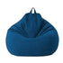 Linen Puff Sofa Cover Soft Uned Sofa Slipcover