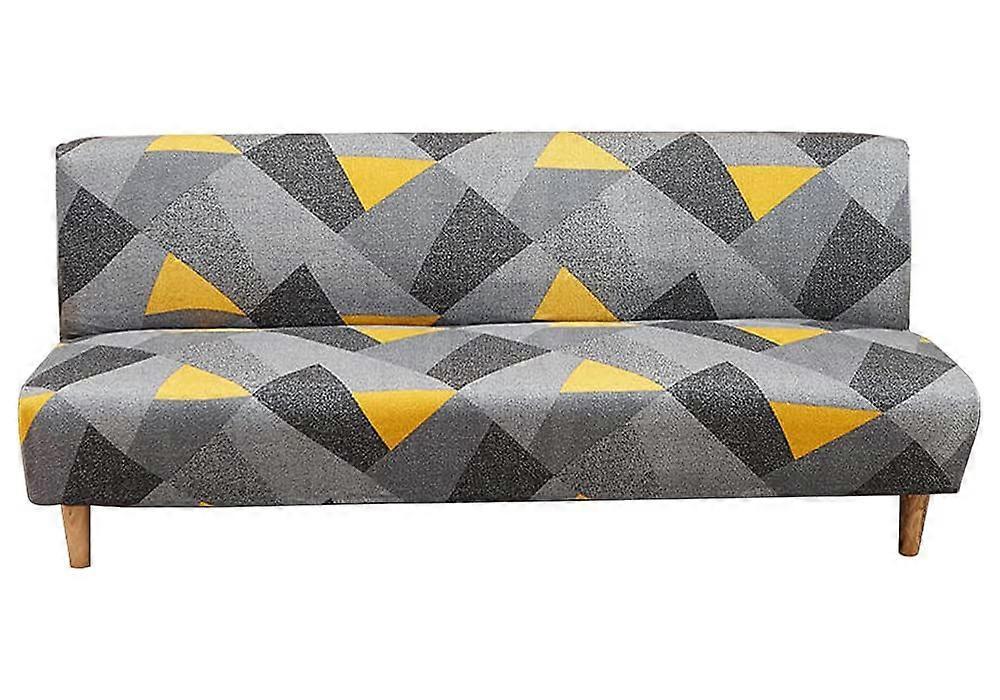 Stretch Armless Sofa Cover for 2 Seater Without Armrests