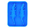 Ice Mould Tray Creative 3D Crocodile Shape Silicone Mold-Dark Blue