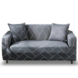 Stretch Sofa Cover 2 Seater with Armrests 110-160cm