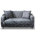 Stretch Sofa Cover 2 Seater with Armrests 110-160cm
