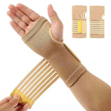 2-Pack Wrist Compression Wraps - Support Braces for Carpal Tunnel & Arthritis