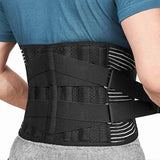 Low Back Pain Relief Belt - Breathable Lumbar Disc Support Wrap L