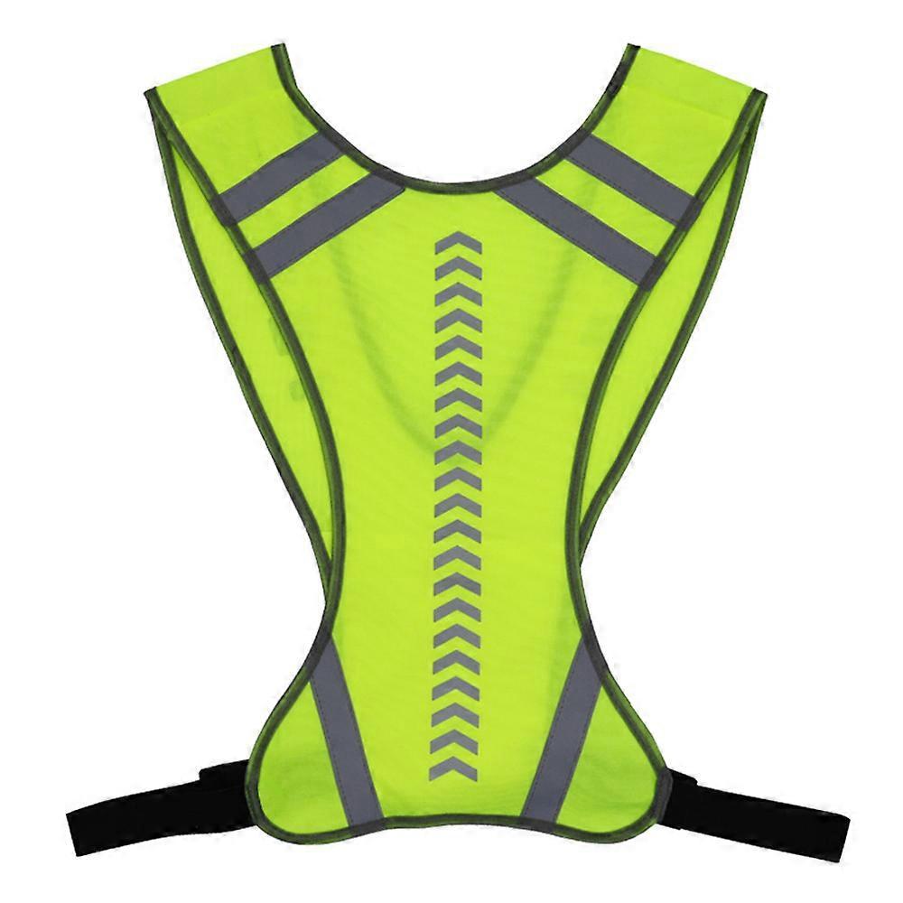 Reflective Running Vest with Pocket - High Visibility Gear for All Ages
