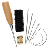 Sewing Awl Set - Leather Craft Stitching Tools for DIY Shoe Repair & Leather Projects