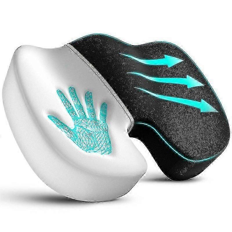 Tailbone Relief Seat Cushion - Office Chair Pad for Coccyx & Lower Back Pain