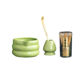4pcs Matcha Whisk Set - Bamboo Whisk, Holder, Tea Making Tools for Matcha Lovers