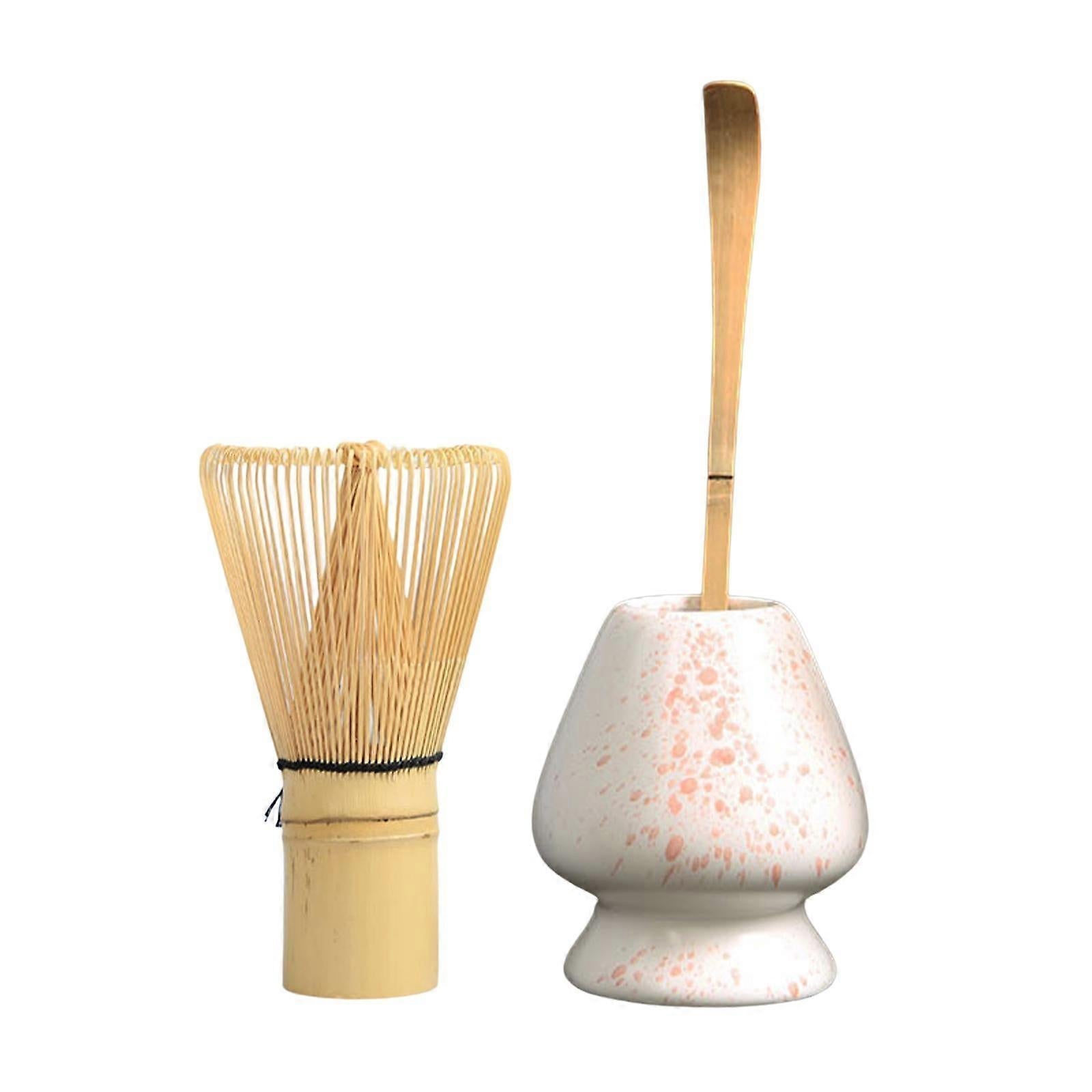 Matcha Whisk Ceremony Set (3pcs) - Whisk, Scoop, Tea Spoon & Bowl