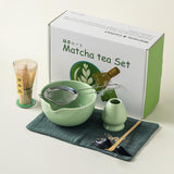 6pcs Matcha Whisk Set - Traditional Bowl, Teaspoon, Portable Sifter