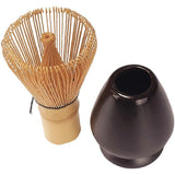 Matcha Whisk Set - Bamboo Whisk and Holder for Traditional Matcha Tea Making