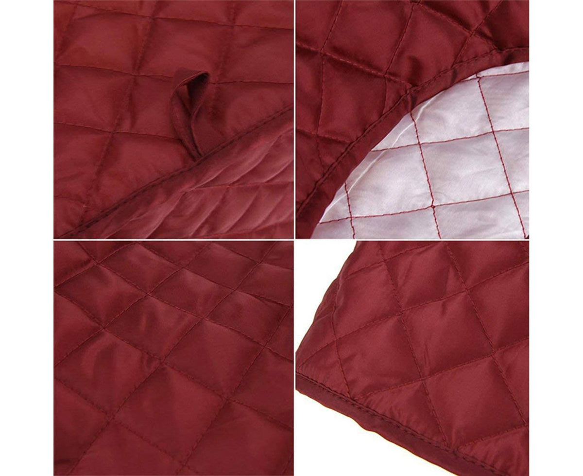 Toaster Cover Fine Stitching Poly Pongee Two Slice-Wine Red S