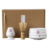Tea Spoon, Tea Whisk, and Whisk Holder Set - Kitchen and Tea Room Utensils