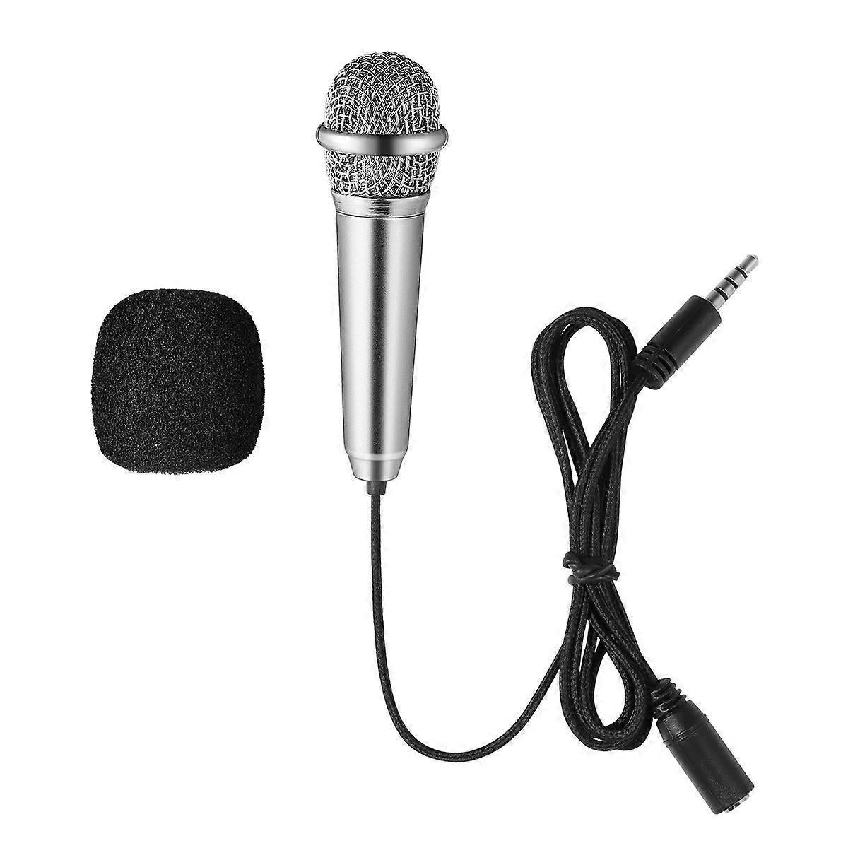 Mini Karaoke Microphone - Handheld KTV Microphone for Singing and Speaker Use