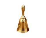 Portable Call Bell Widely Use Zinc Alloy Solid Decorative Dinner Handbell for Home-Golden