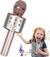 Bluetooth Karaoke Microphone - Mobile Phone Wireless Mic for Singing
