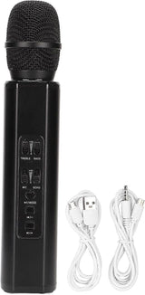 Wireless Vocal Microphone - Cordless Mic for Singing or Public Speaking (Black)