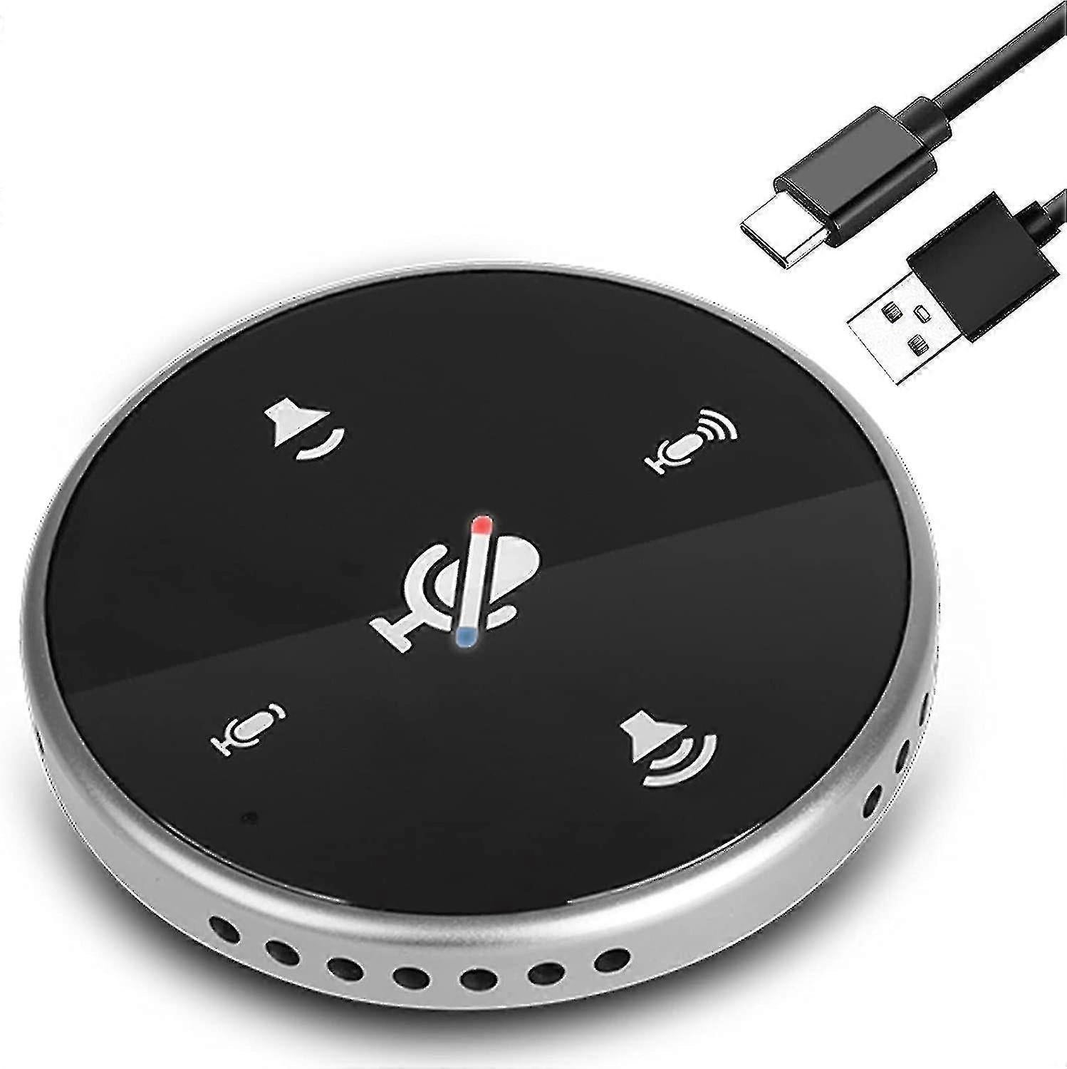 USB Conference Microphone - Omnidirectional Speakerphone for Meetings
