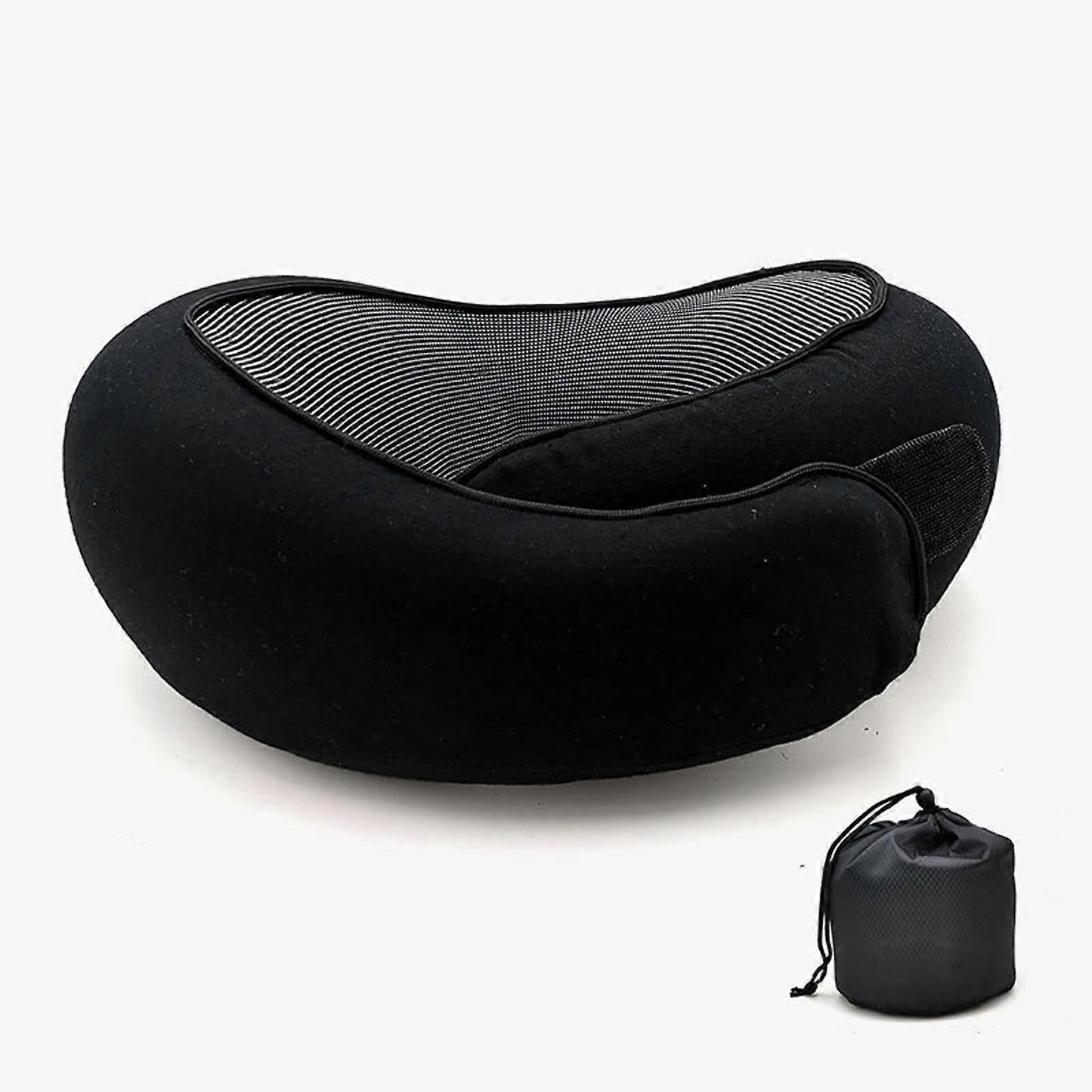 Travel Neck Pillow - Memory Foam U-Shape Pillow for Airplane and Road Trips