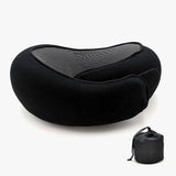 Travel Neck Pillow - Memory Foam U-Shape Pillow for Airplane and Road Trips