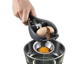 Egg Opener Detachable Filter Kitchen Egg Scissors -Black