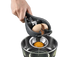 Egg Opener Detachable Filter Kitchen Egg Scissors -Black