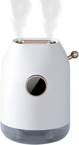 500ml Cool Mist Humidifier for Bedroom Plants, Desktop Mini Air Humidifier