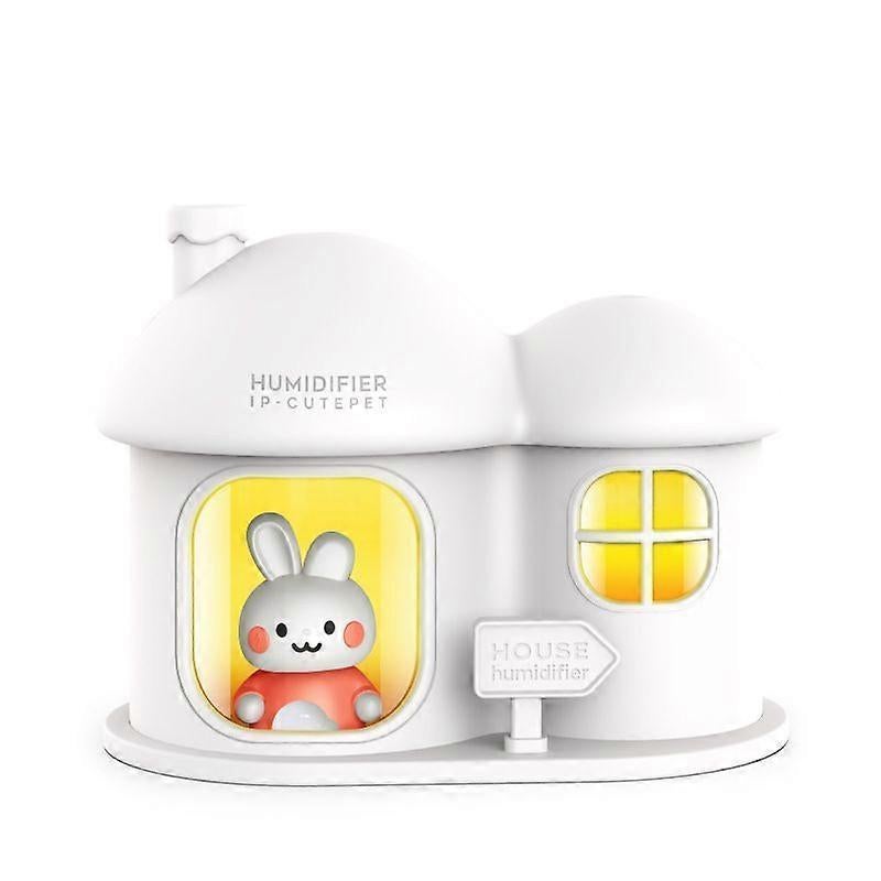 300ml Small Air Humidifier with Color Light, Quiet Mini Humidifier for Home
