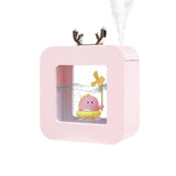 400ml Cool Mist Humidifier for Bedroom, Night Light Essential Oil Diffuser