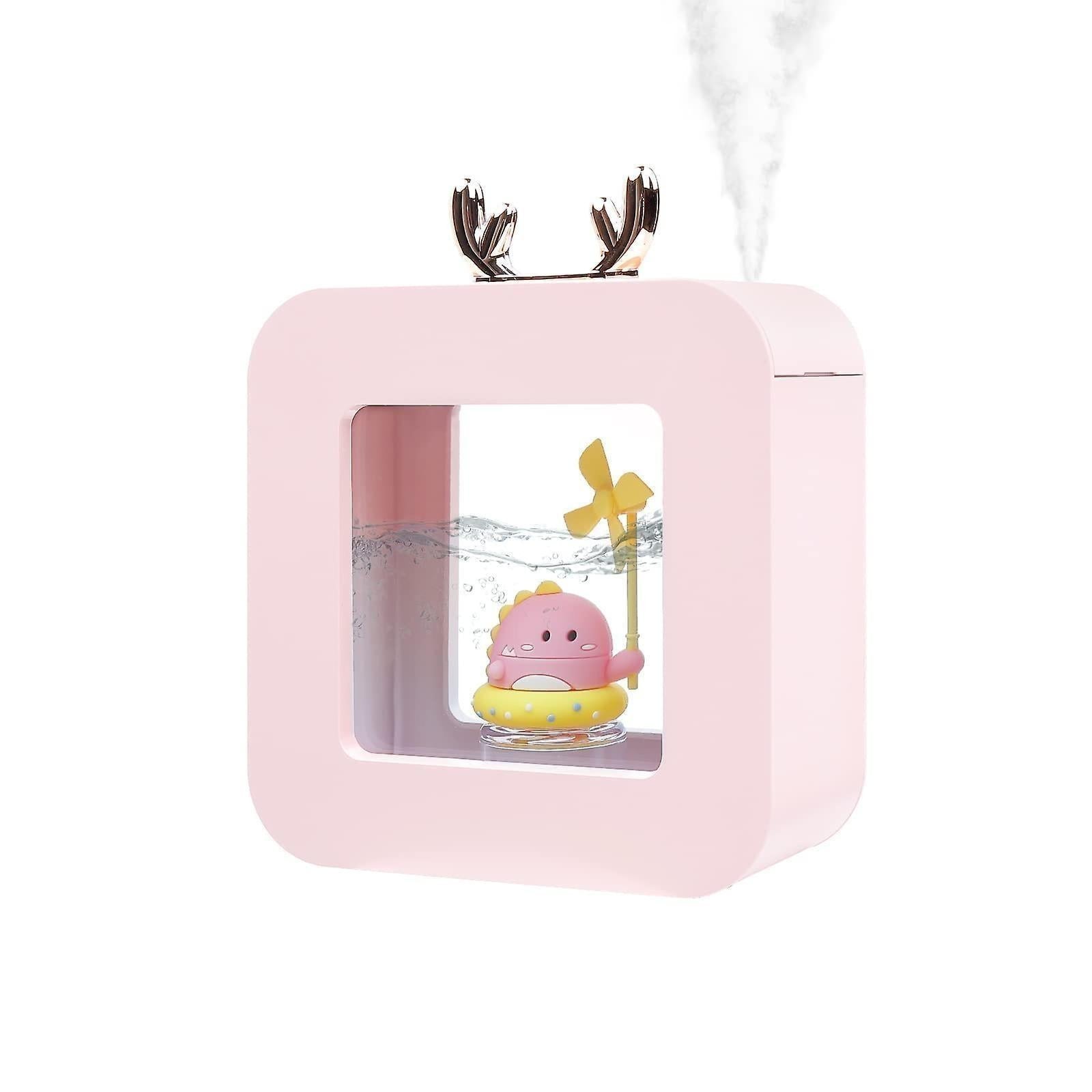 400ml Cool Mist Humidifier for Bedroom, Night Light Essential Oil Diffuser